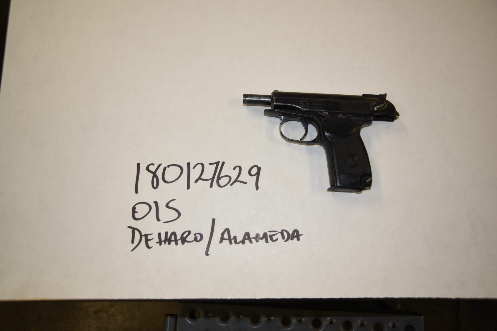 Suspect's Gun Alameda / De Haro 180127629