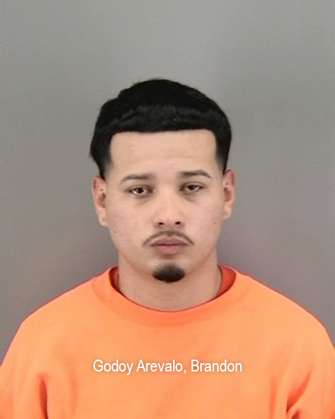 Booking photo of Brandon Godoy Arevalo