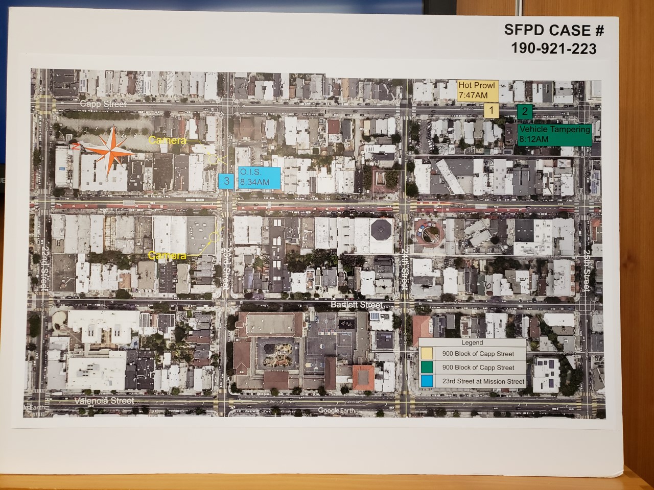 Satellite Imagery Map of Shooting