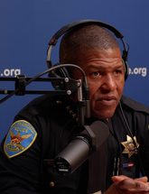 Photo of Chief Scott During the New Podcast