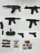 Photo of weapons for news release