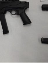 Image of weapons seized during arrest