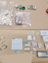 Image of narcotics seized from tenderloin narcotics dealers