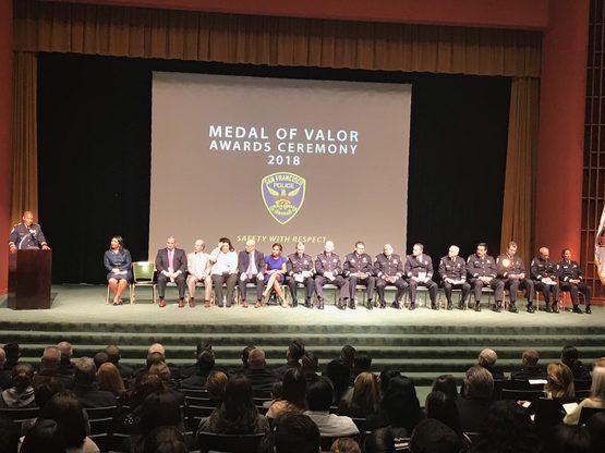 San Francisco Police Medal of Valor Awards Ceremony 