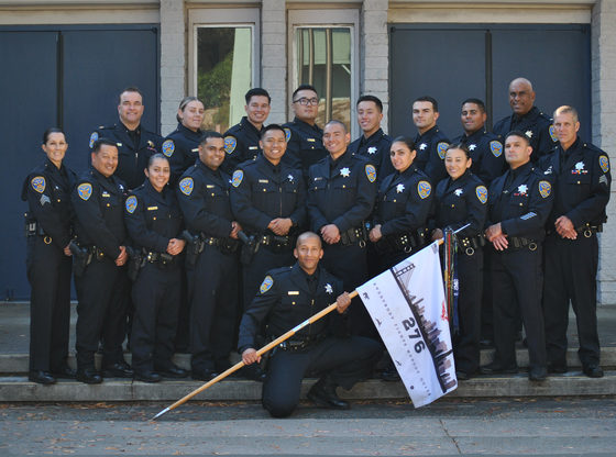 Photo of graduating academy class